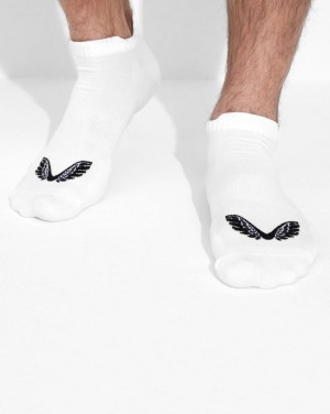 Castore Ankle Sock 2pk Białe | QLZHJCO-49