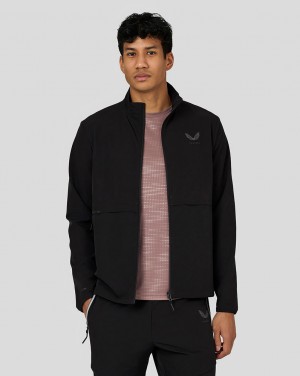 Castore Flex Woven Jacket Czarne | IPANKST-74