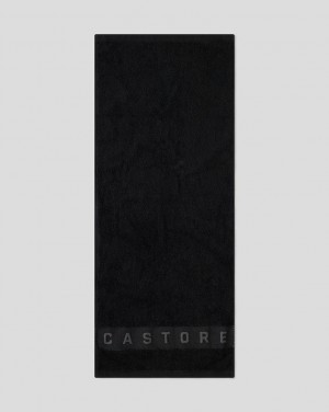 Castore Gym Towel Czarne | QPHJUTG-84
