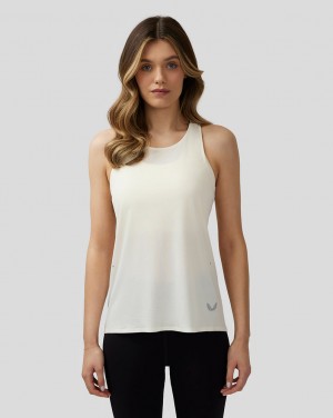 Castore Zone Breathable Performance Tank Beżowe | XHWSEJT-78
